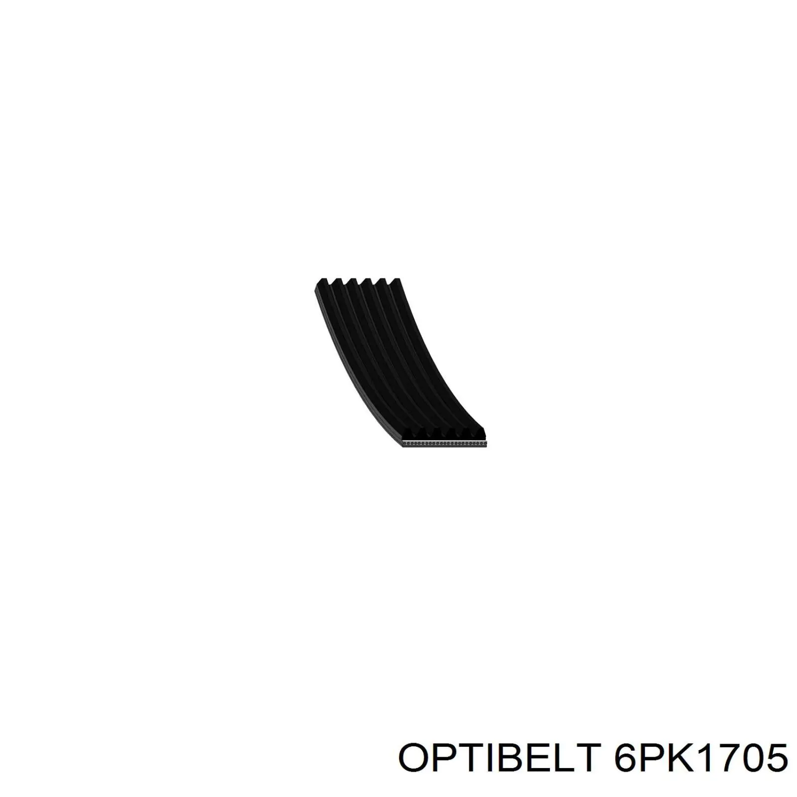 6PK1705 Optibelt ремінь приводний, агрегатів