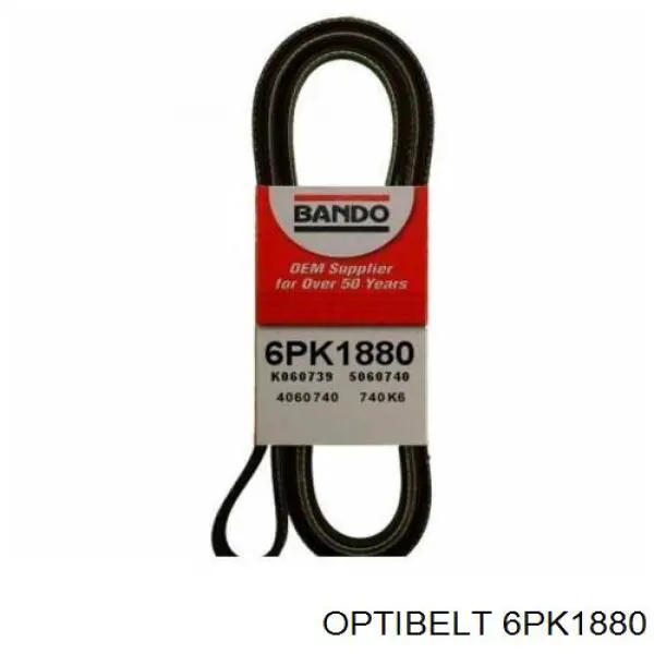 Клиновий ремінь Optibelt 6PK1880 ціна, від 15.77 USD