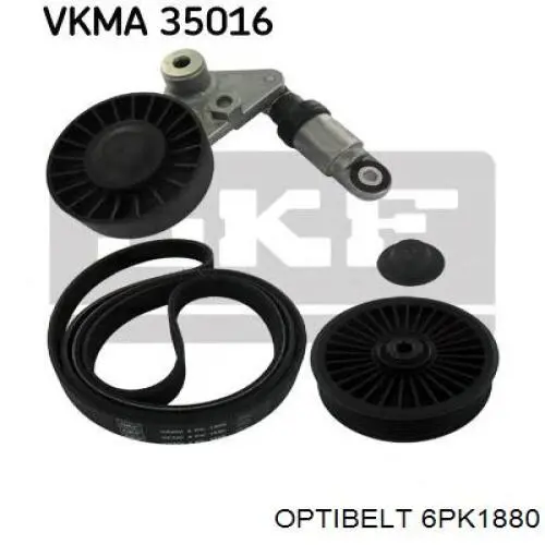 Купити 6PK1880 Optibelt Ремінь генератора
