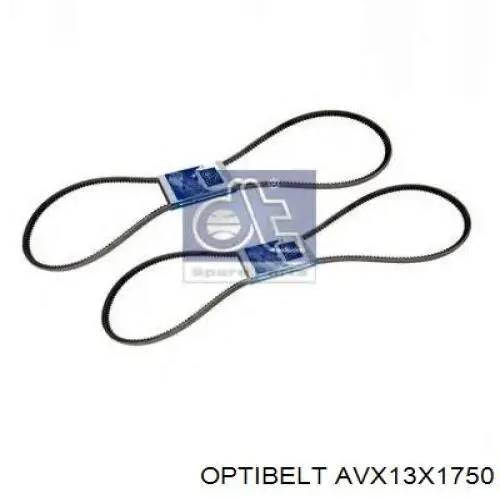Ремінь кондиціонера Optibelt AVX13X1750