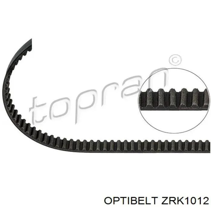 Ремінь ГРМ ZRK1012 Optibelt