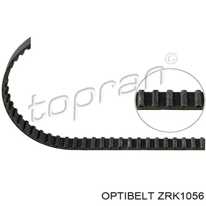 Зубчастий ремінь Optibelt ZRK1056 ціна, від 8.79 USD