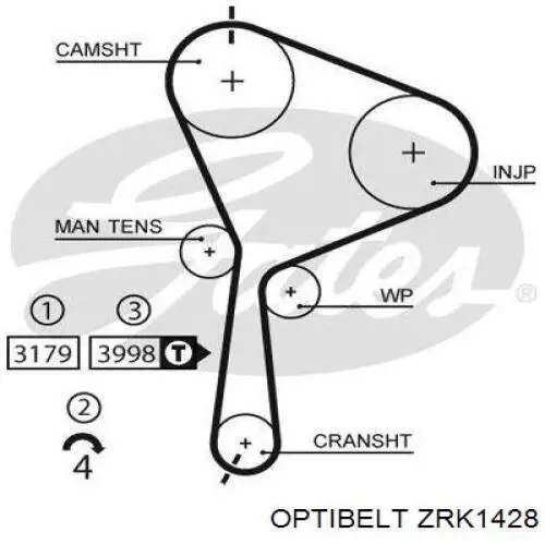 Купити 8200087378 Renault (RVI) Ремінь газорозподільного механізму