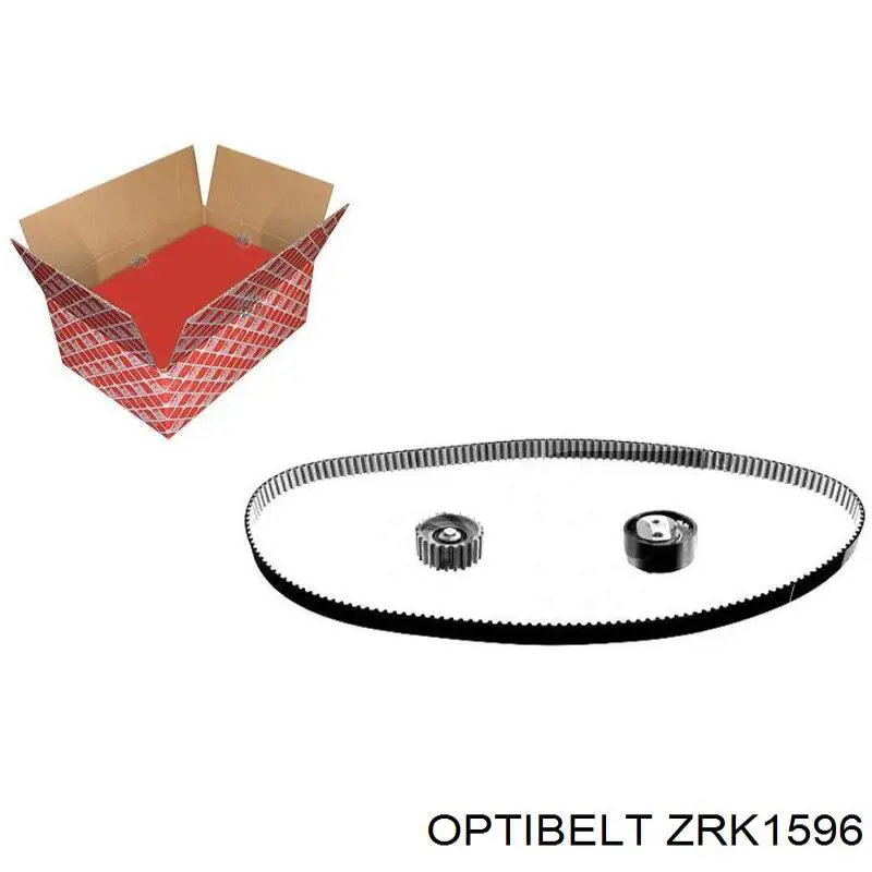 Зубчастий ремінь Optibelt ZRK1596 ціна, від 32.94 USD