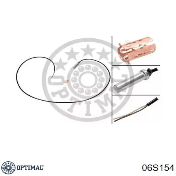 06S154 Optimal Датчик АБС (ABS) задній