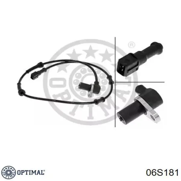 Датчик ABS передній Optimal 06S181 ціна, від 19.03 USD