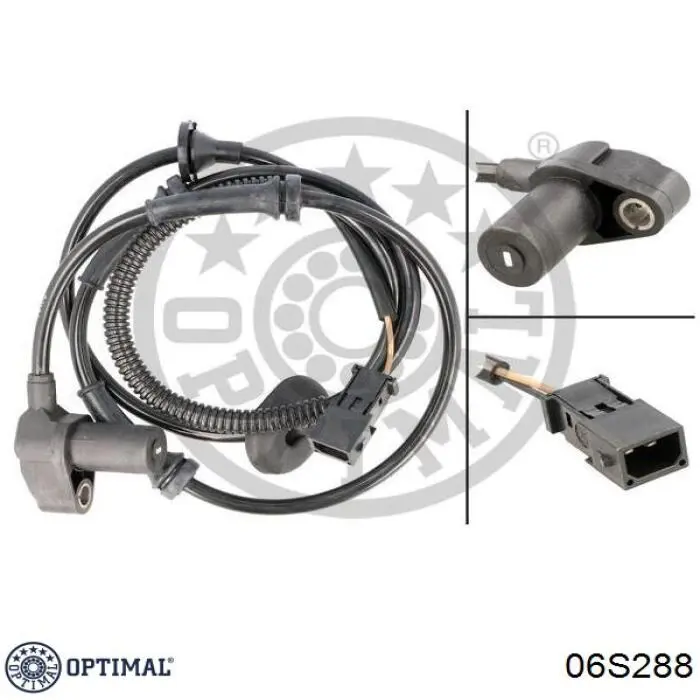 Датчик АБС (ABS) задній 06S288 Optimal
