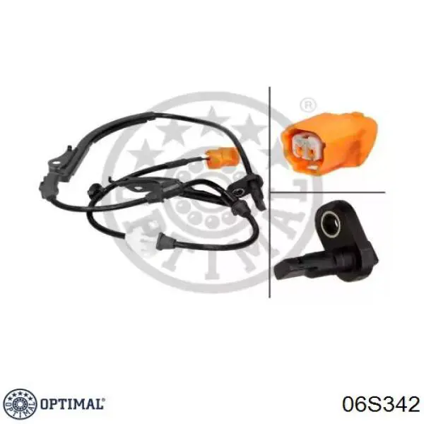 Датчик АБС (ABS) передній, правий 06S342 Optimal