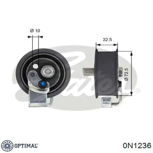 Купити 0N1236 Optimal Натяжний ролик