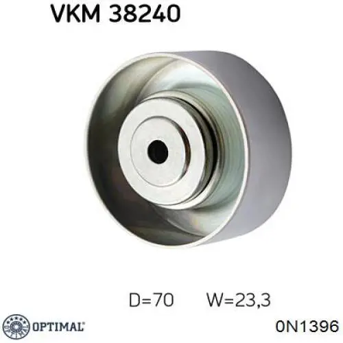 Ролик приводного ременя, паразитний 0N1396 Optimal