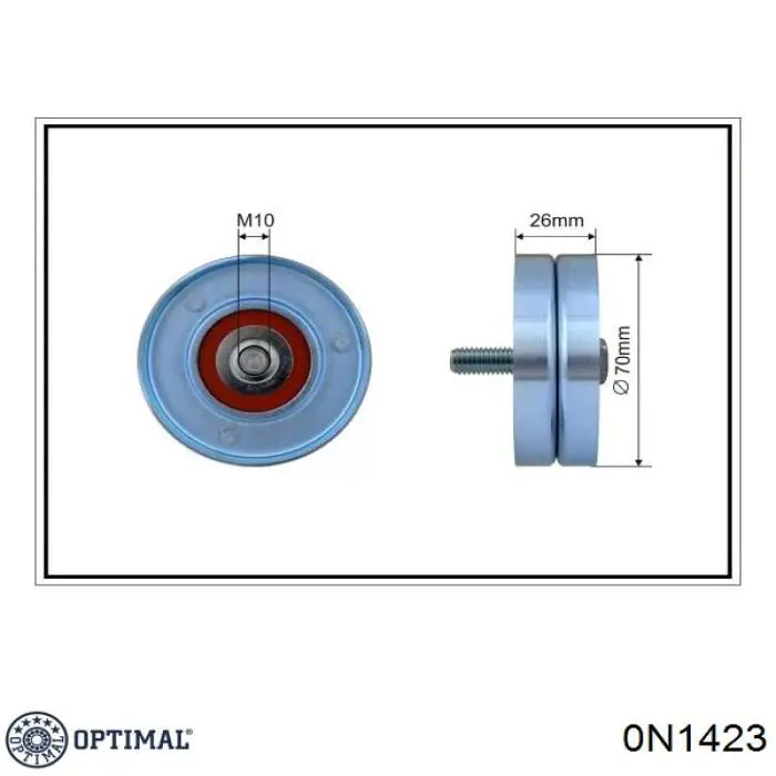 Купити 0N1423 Optimal Натяжний ролик