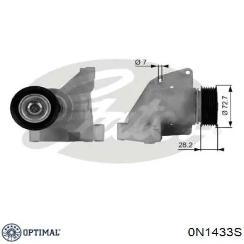 Купити 0N1433S Optimal Натяжний ролик