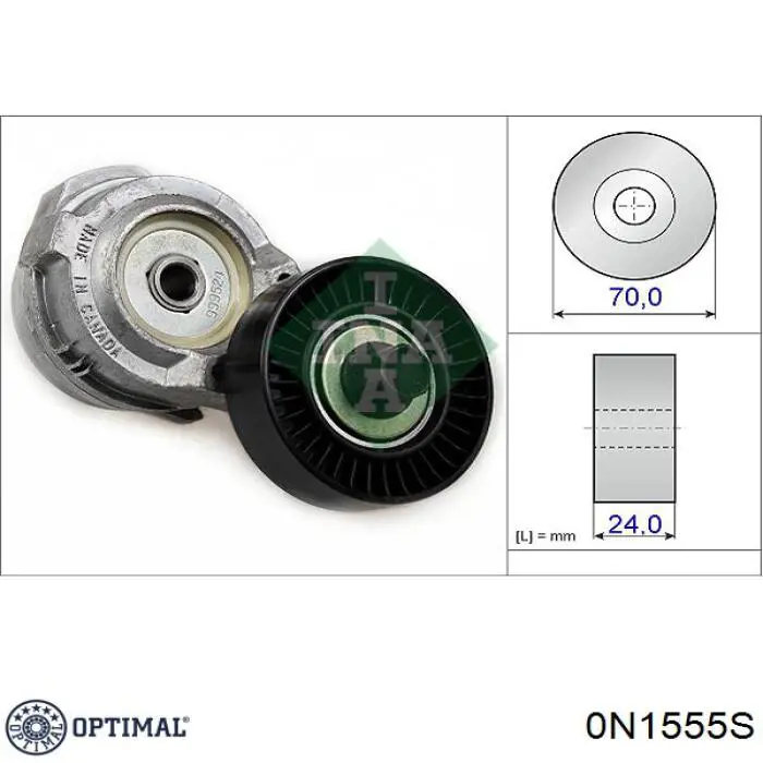 Натяжний ролик Caffaro CFR9400 ціна, від 9.34 USD