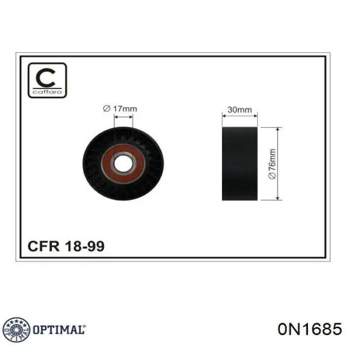 Купити 0N1685 Optimal Натяжний ролик