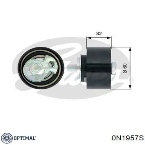 Натяжний ролик Optimal 0N1957S ціна, від 11.10 USD