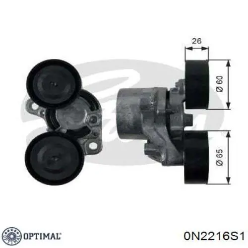 Натяжний ролик YP157607 A.b.a