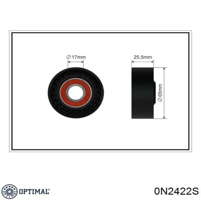 Натяжний ролик Mercedes C седан (W204) (2007 - 2014) ціна, від 8.10 USD