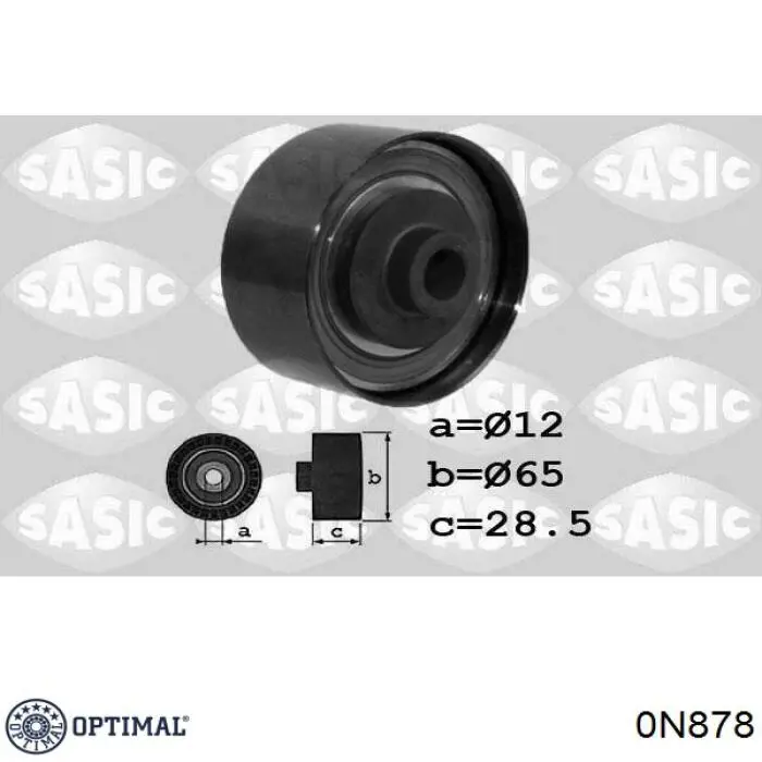 Ролик паразитний ГРМ 0N878 Optimal