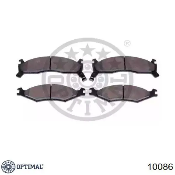 Купити 10086 Optimal Колодки гальмівні передні, дискові