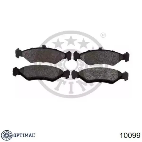 Купити 10099 Optimal Колодки гальмівні передні, дискові