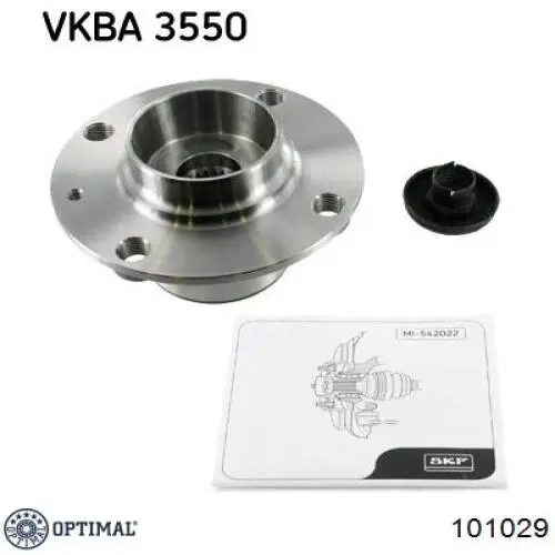 Передня маточина 101029 Optimal