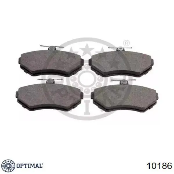 Передні тормозні колодки 10186 Optimal