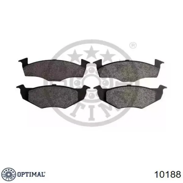 Купити 10188 Optimal Колодки гальмівні передні, дискові