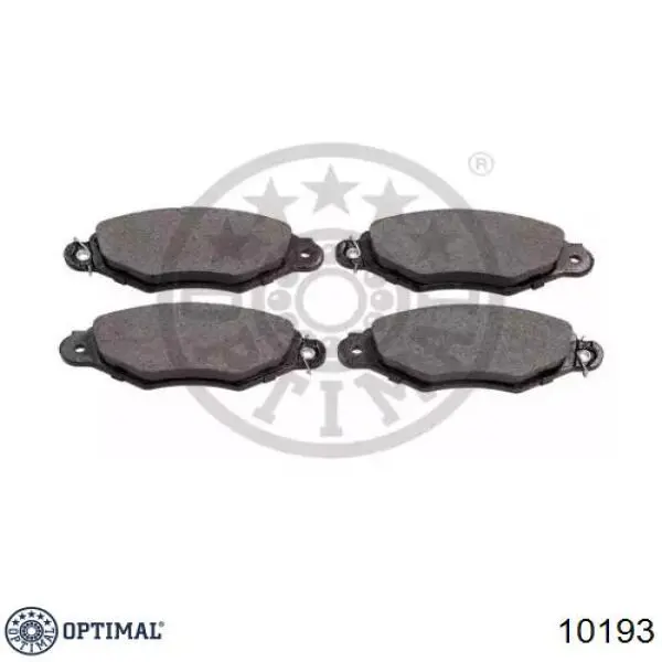 Купити 10193 Optimal Колодки гальмівні передні, дискові