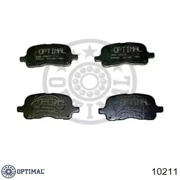 Передні тормозні колодки 10211 Optimal