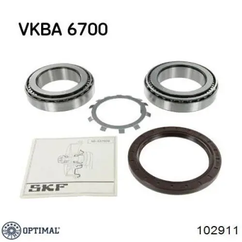 Підшипник задньої ступиці 102911 Optimal