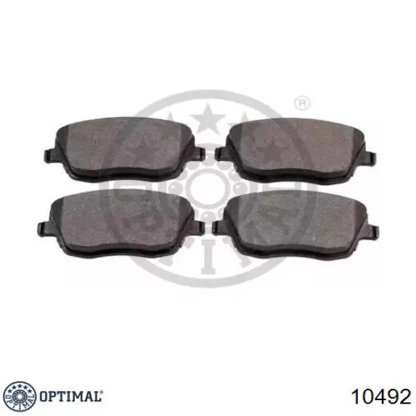 Купити 10492 Optimal Колодки гальмівні передні, дискові