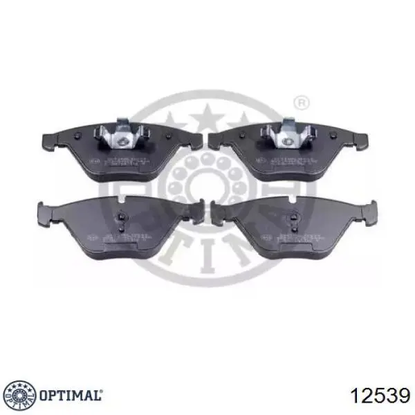 Купити 12539 Optimal Колодки гальмівні передні, дискові