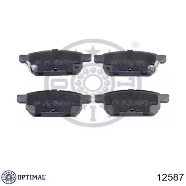 Купити 12587 Optimal Задні колодки