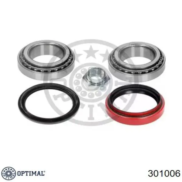 Комплект підшипник маточини передньої Optimal 301006 ціна, від 10.85 USD