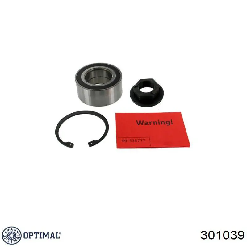 Комплект підшипник маточини передньої Optimal 301039 ціна, від 19.51 USD