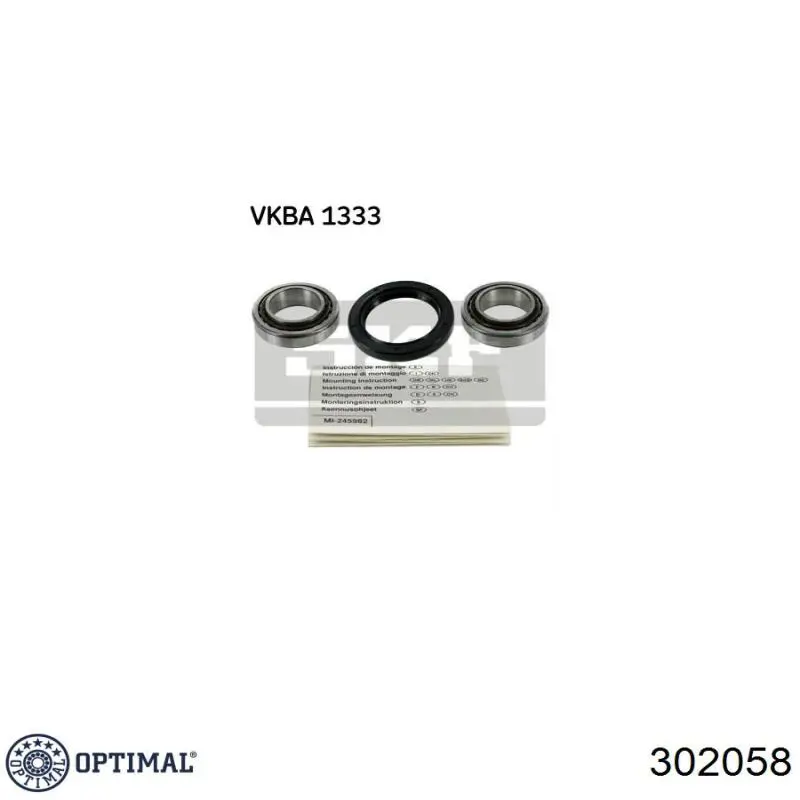 Купити 302058 Optimal Підшипник задньої ступиці