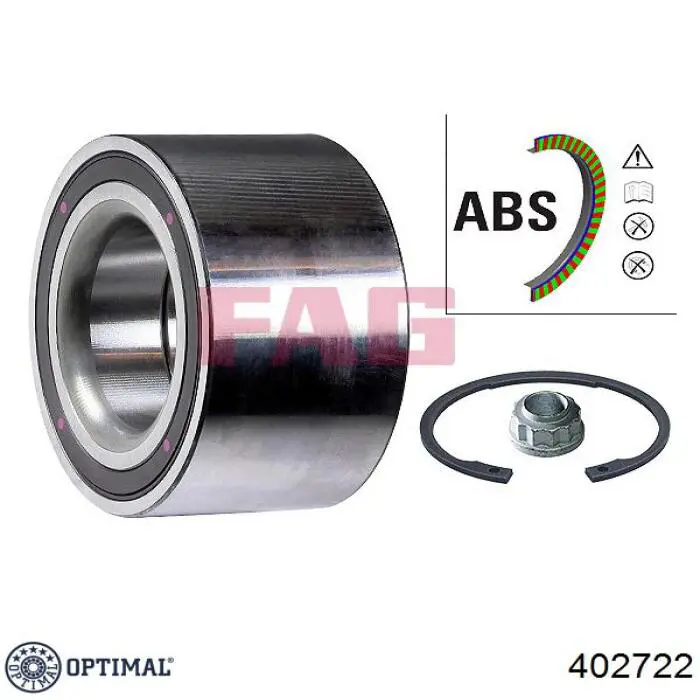 Підшипник маточини Optimal 402722
