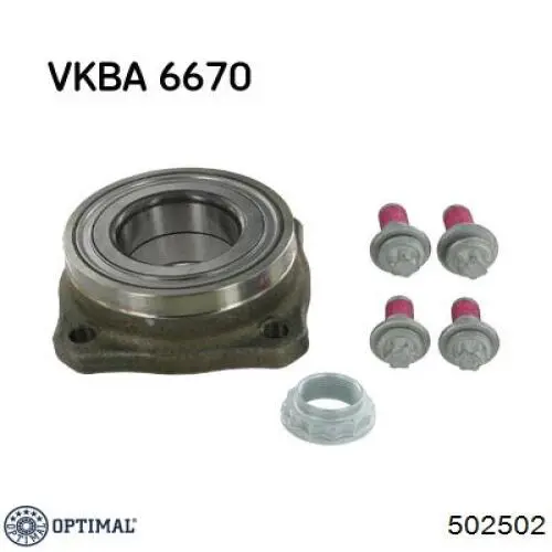 Підшипник задньої ступиці 502502 Optimal