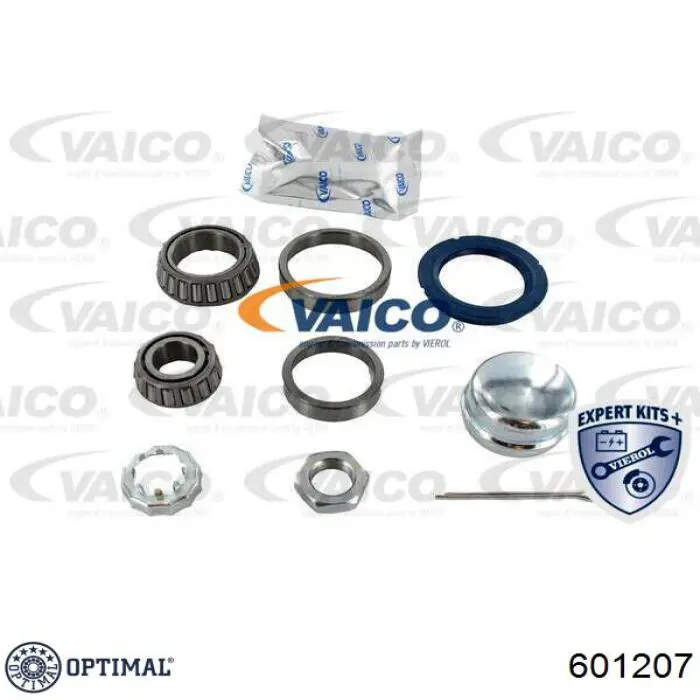 Комплект підшипник маточини передньої Optimal 601207 ціна, від 36.50 USD