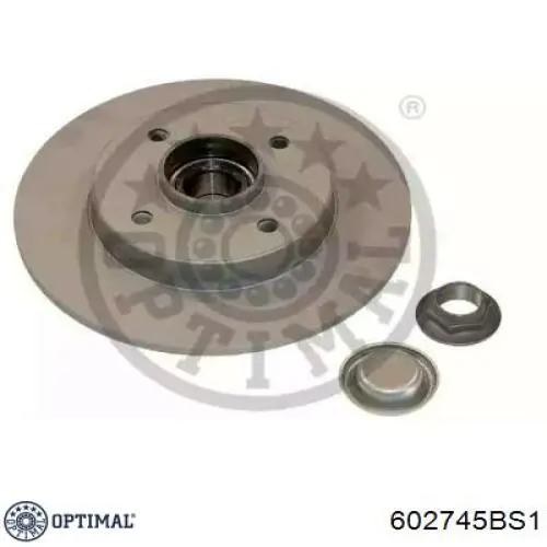 602745BS1 Optimal диск гальмівний задній