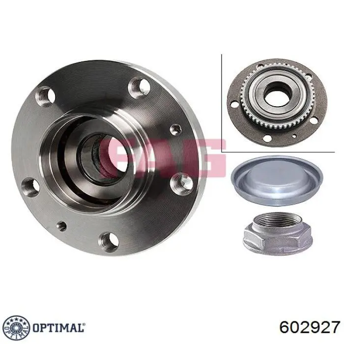 Маточини задніх коліс Optimal 602927 ціна, від 46.82 USD