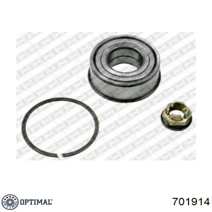 Комплект підшипник маточини передньої Optimal 701914 ціна, від 27.84 USD