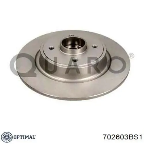 Диск гальмівний задній Optimal 702603BS1