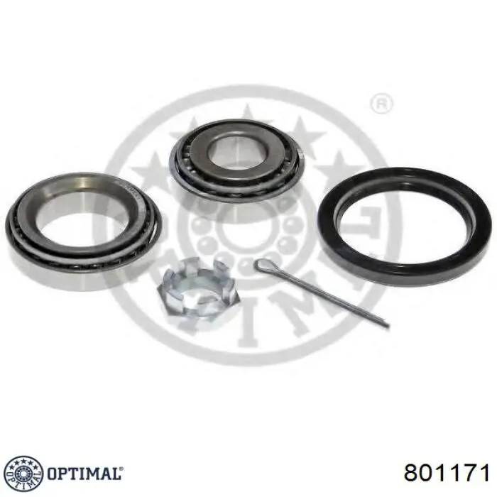 Комплект підшипник маточини передньої Optimal 801171 ціна, від 6.76 USD