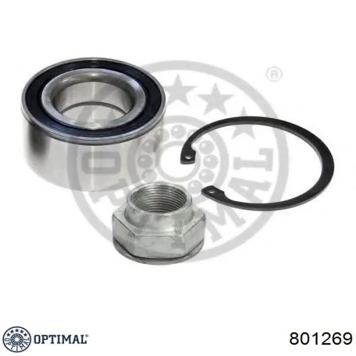 Комплект підшипник маточини передньої Optimal 801269 ціна, від 29.32 USD