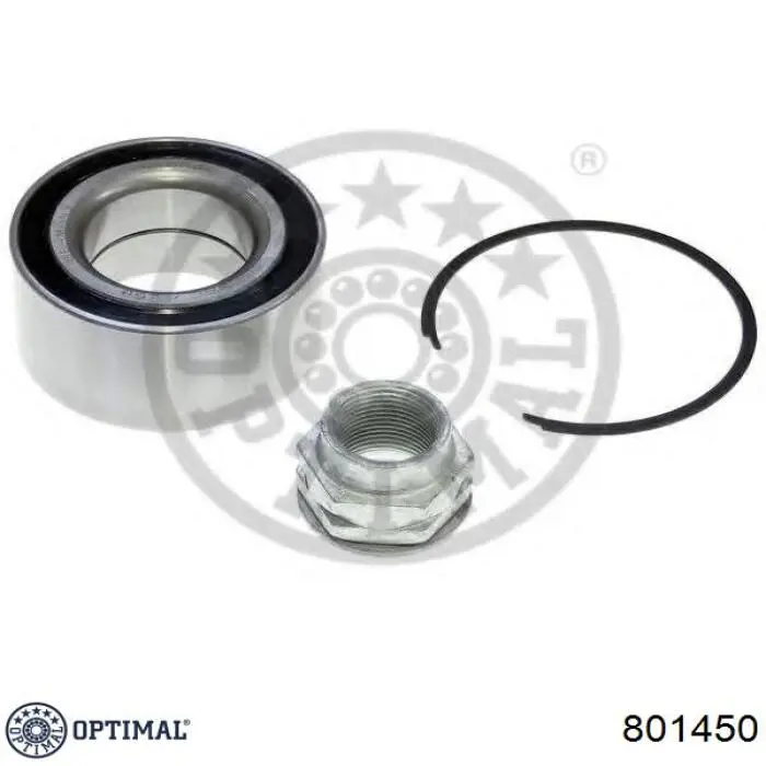 Комплект підшипник маточини передньої Optimal 801450 ціна, від 13.04 USD