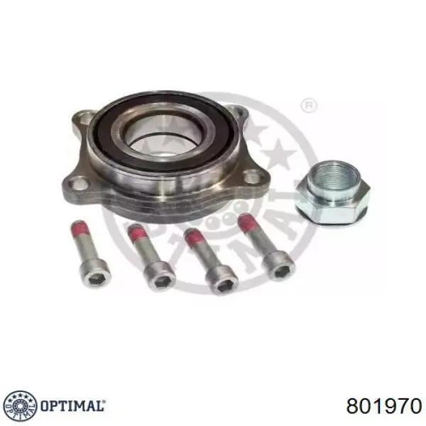 Комплект підшипник маточини передньої Optimal 801970 ціна, від 56.22 USD
