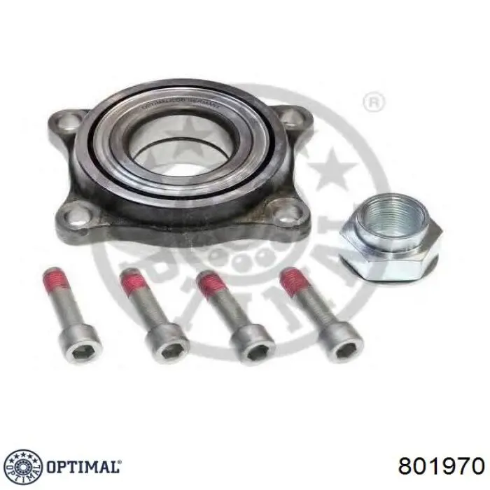 Комплект підшипник маточини передньої Optimal 801970 ціна, від 56.22 USD