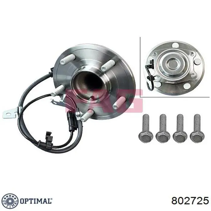 Маточина задня ліва 802725 Optimal