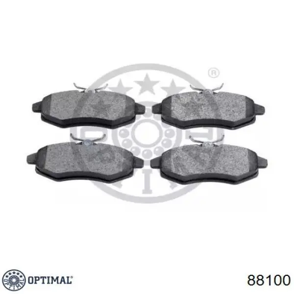 Купити 88100 Optimal Колодки гальмівні передні, дискові